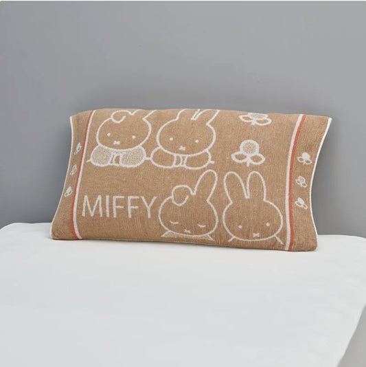 Miffy彈力毛巾枕袋│Miffy Stretch Towel Pillowcase
