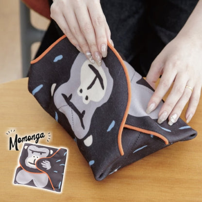 Momonga 神奇貼合布 - 黑猩猩 │Momonga Magic Wrap Cloth - Gorilla