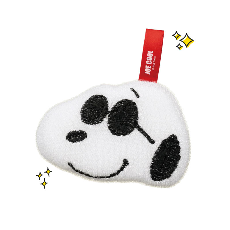 閃亮廚房海綿 - 史諾比 Joe Cool│Glitter Cleaning Sponge - Snoopy Joe Cool