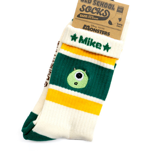彼思動畫復古風短襪 - 米高 │Pixar Animation Retro Style Socks - Mike