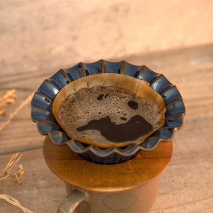 美濃燒咖啡濾杯│Minoware Scandinavia Blue Coffee Dripper