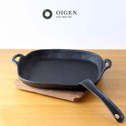 及源鑄造南部鉄器鐵板煎鍋 Oigen Nambu Cast Iron Grill Pan