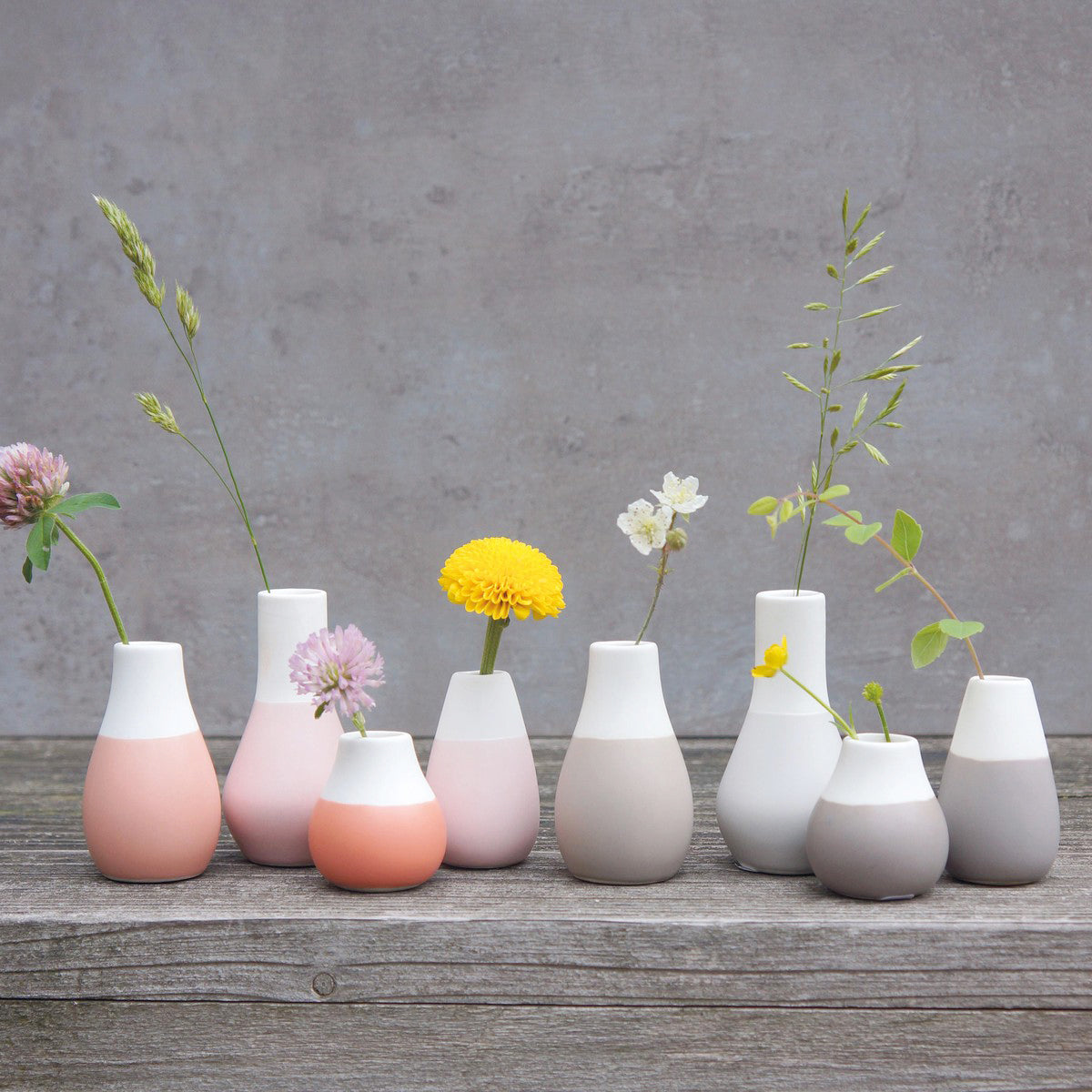 Rader瓷器小花瓶套裝 Rader Little Porcelain Vase Set