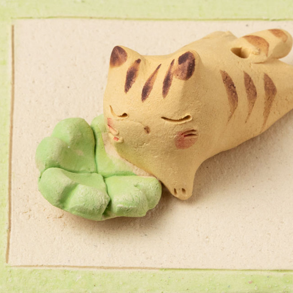 渴睡貓手工香座 Handmade Sleepy Cat Incense Holder