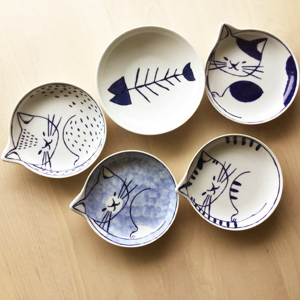 Hasami Porcelain Plate Boxset - Kitten波佐見燒餐碟禮盒 - 猫