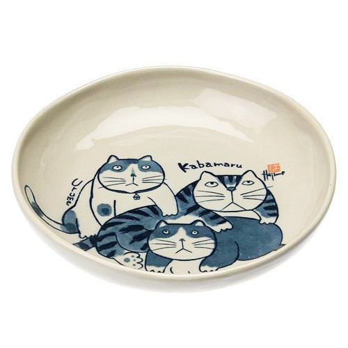 岡本肇貓咪餐碟 - 3 Cats / Okamoto Hajime Plate - 3 Cats