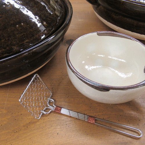 日本手工不銹鋼撈勺 Japan Handmade Mesh Ladle