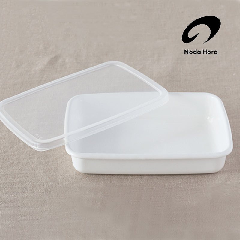 野田琺瑯薄身食物貯存盒*Noda Horo Slim Food Storage Box