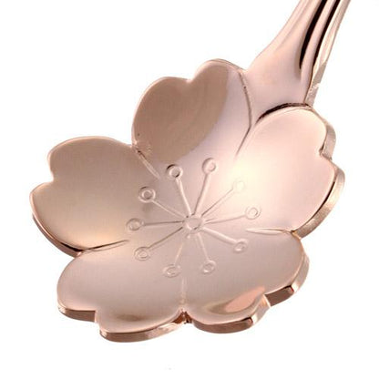 日本花兒茶匙 - 玟瑰金 Japan Flowers Teaspoon - Pink Gold