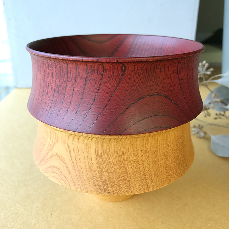 山中漆器富士手工木碗 Tsumugi Lacquerware Bowl