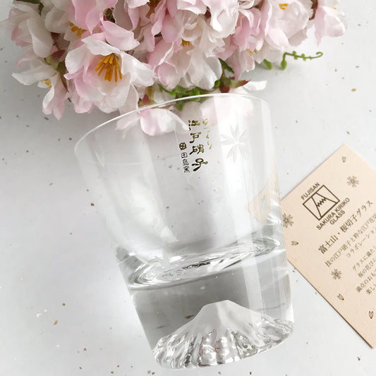 田島硝子桜富士手工玻璃杯 Tajima Sakura Fuji Water Glass