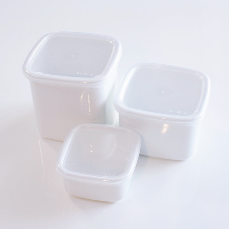 野田琺瑯方形食物貯存盒 Noda Horo Square Food Storage Box