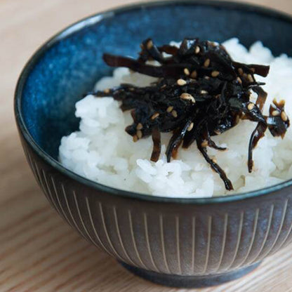 美濃燒靛藍十草飯碗 Minoware Indigo Tokusa Rice Bowl