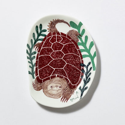 森田Miw 插畫瓷碟 - 龜 Morita Miw Decorative Plate - Turtle