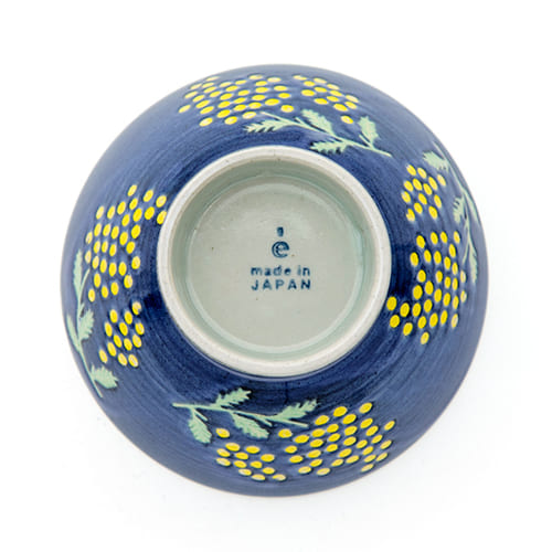 Mimosa Hasami Ware Rice Bowl*含羞草小黃花波佐見燒飯碗