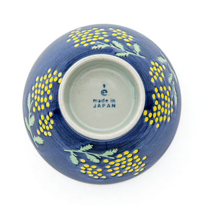 Mimosa Hasami Ware Rice Bowl*含羞草小黃花波佐見燒飯碗