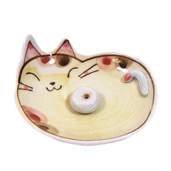 手繪貓咪線香香座 Hand-paint Kitten Incense Stand