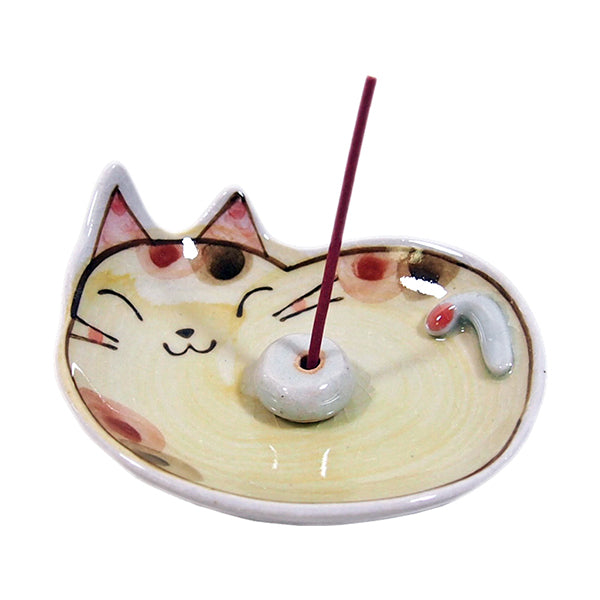 手繪貓咪線香香座 Hand-paint Kitten Incense Stand