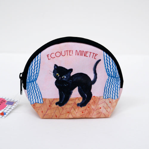 日本製小貓化妝袋 - 黑貓 Japan Kitten Makeup Pouch - Black Cat
