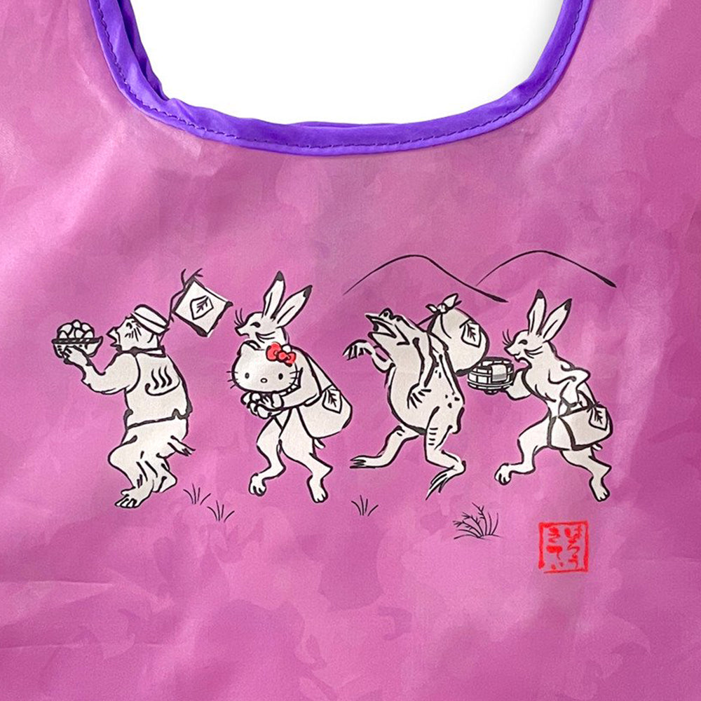 鳥獣戯画 x Hello Kitty購物袋 Chōjū-giga x Hello Kitty Shopping Bag