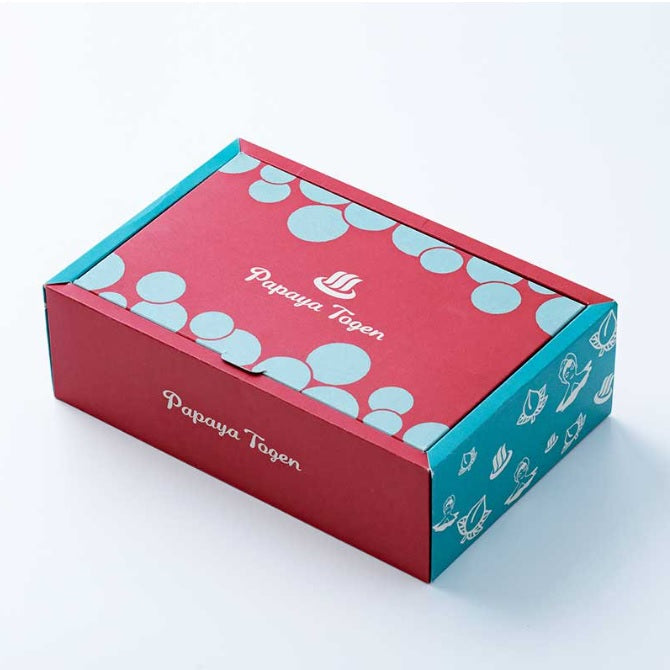 日本桃源浴鹽連毛巾禮盒 Papaya Togen Bath Salt Boxset