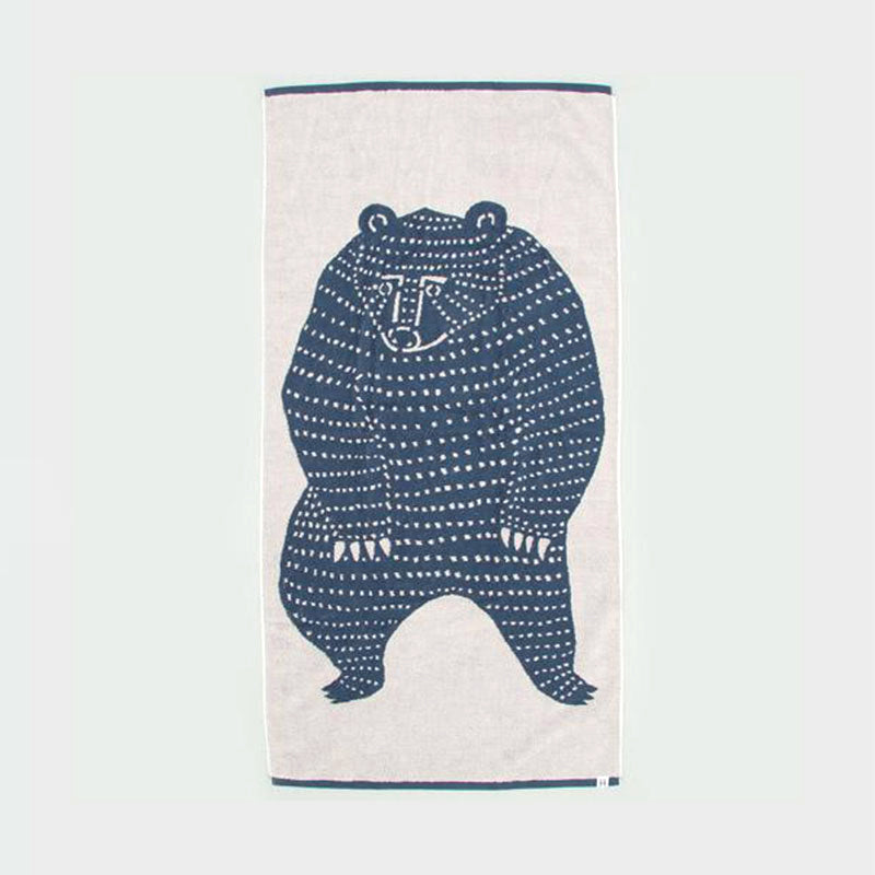Katakata 熊日本今治浴巾│Katakata Bear Imabari Bath Towel