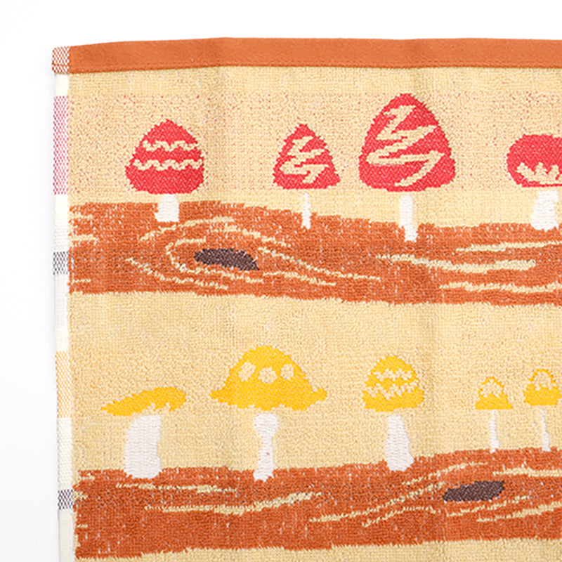 小蘑菇緹花面巾│Little Mushroom Jacquard Face Towel