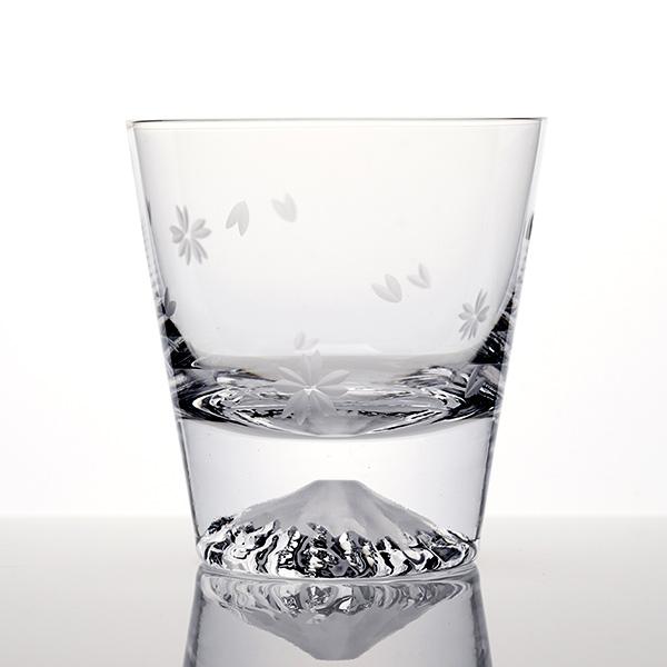 [限定版]田島硝子桜富士手工玻璃杯 [Limited Edtion] Tajima Sakura Fuji Water Glass